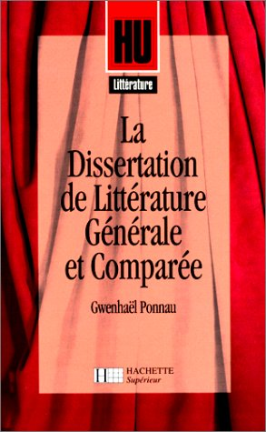 La Dissertation de littérature générale et comparée