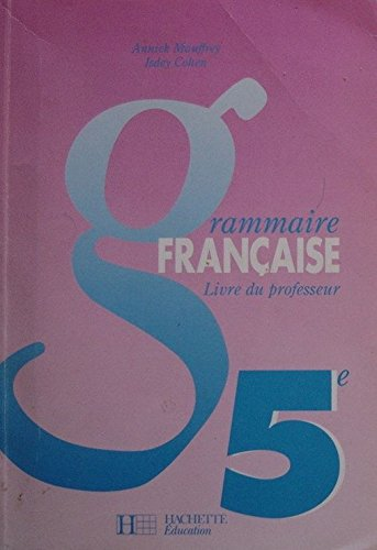 Grammaire francaise 5e