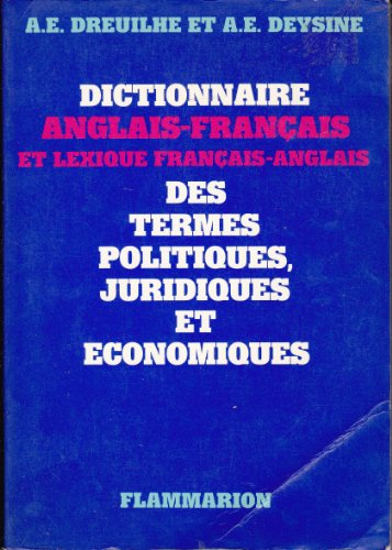 Dictionnaire anglais-français et lexique français-anglais