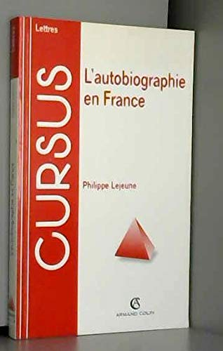 L'Autobiographie en France