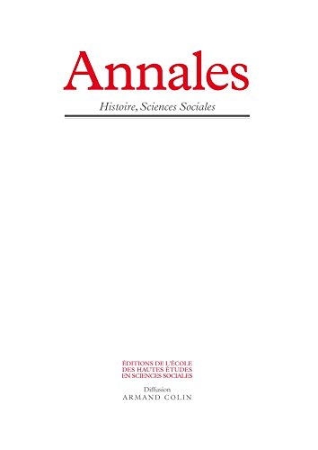 Annales Histoire, Sciences Sociales - N° 3, Juillet-Septembre
