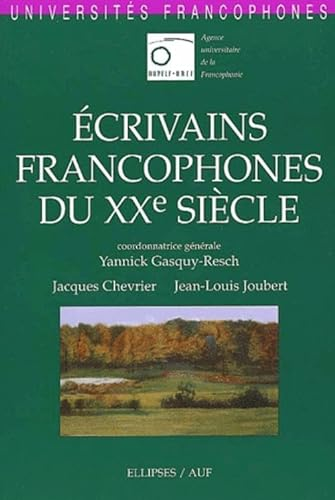 Ecrivains francophones du XXe siecle